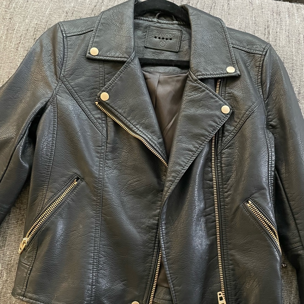 Blank Nyc Vegan Leather Jacket Gem